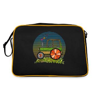 Tracteur - Sac Retro - noir/or - Dos