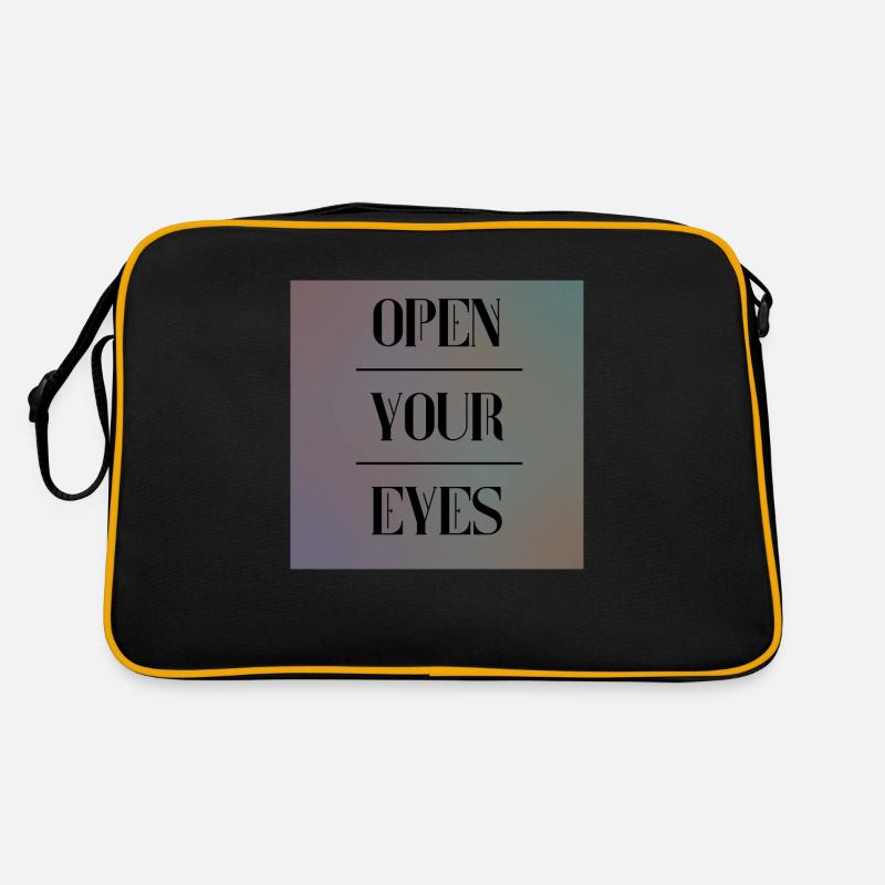 open your eyes Retro Tasche