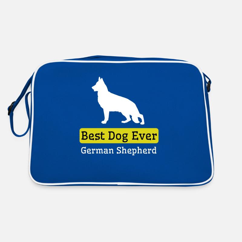 Bester Deutscher Schäferhund aller Zeiten Retro Tasche