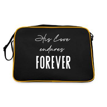 Son amour est éternel - Sac Retro - noir/or - Dos