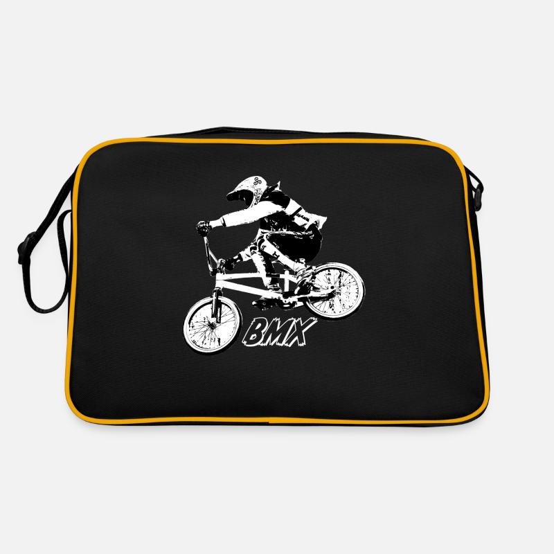 bmx - Retro Bag - black/gold