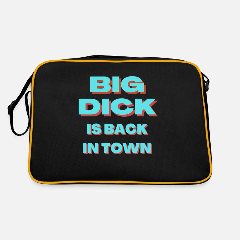 Big dick is back in town Retro Bag