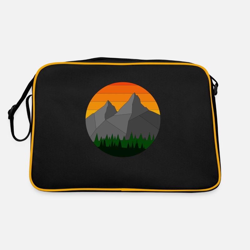 Mountainscape (Eve Version) Retro Tasche
