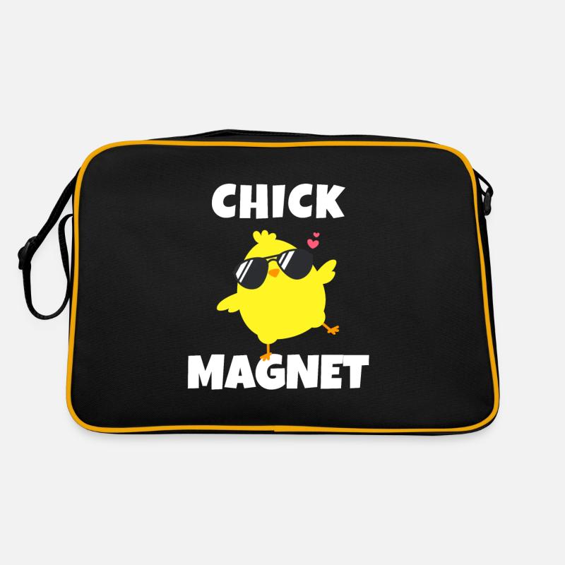Chick Magnet Cool Chick Cartoon Retro Bag