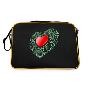 Lovetech - Retro Bag - black/gold - Back