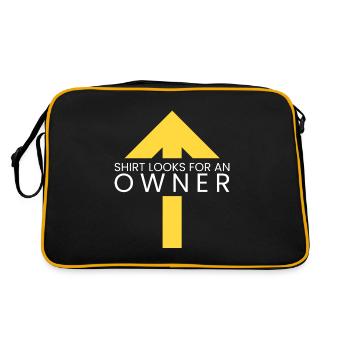 Shirt est à la recherche d’un propriétaire - Sac Retro - noir/or - Dos