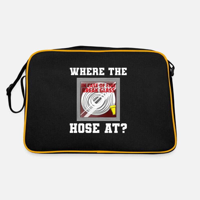 Where The Hose At Firefighter Retro Bag