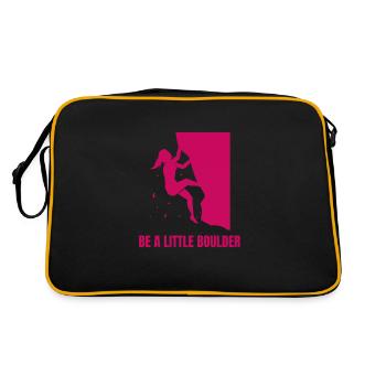 Soyez un peu Boulder Escalade de bloc - Sac Retro - noir/or - Dos