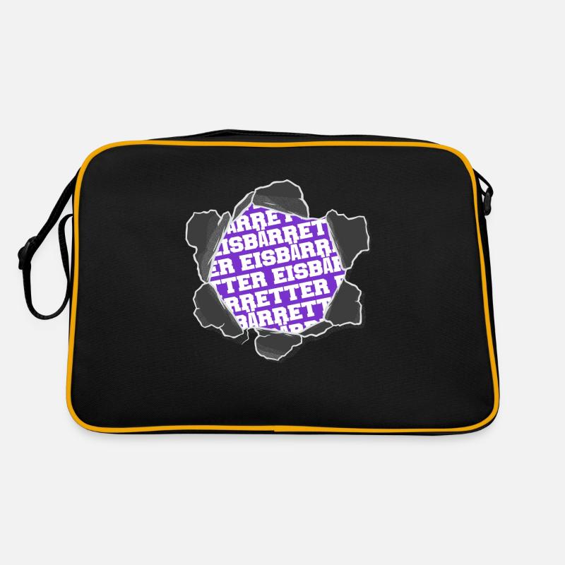 spaß baer fun schnee erde retten winter statement Retro Tasche