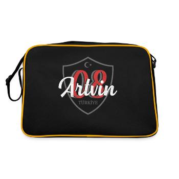 Sylvain - Sac Retro - noir/or - Dos