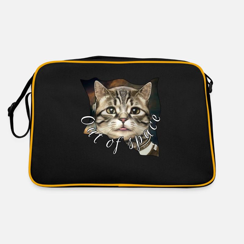 Space cat 7 Retro Tasche