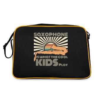 Accessoires pour saxophone - Sac Retro - noir/or - Dos