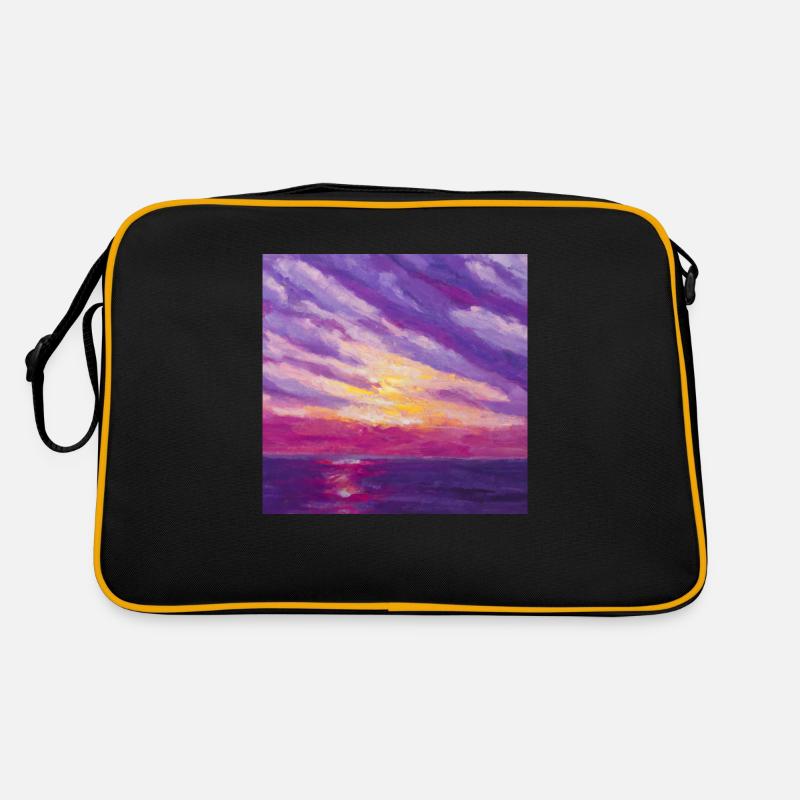 Coucher de soleil nostalgique Sac Retro