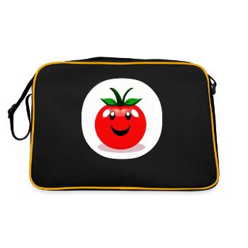 Tomato Comic Tomato Sweet Cartoon 18 - Retro Bag - black/gold - Back