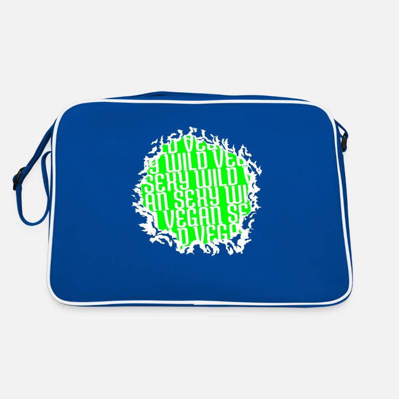 Pro Vegan Statement Funny Fun Gift Retro Bag