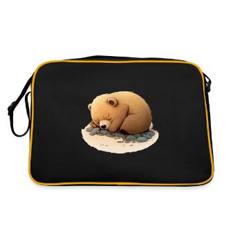 Lolou the little bear - Retro Bag - black/gold - Back