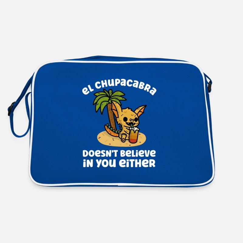 El Chupacabra glaubt auch nicht an Kryptiden Retro Tasche