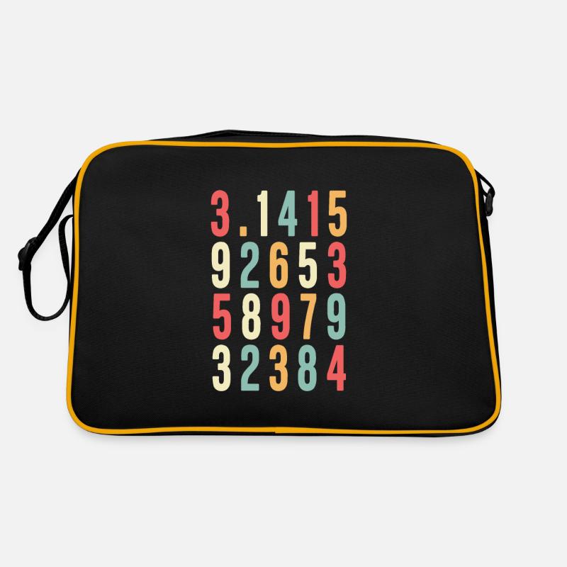 Nombres Pi 3.14 Pi Day Professeur de sciences Drôle de maths Sac Retro