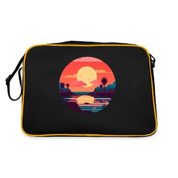 Souvenirs ensoleillés - Sac Retro - noir/or - Dos