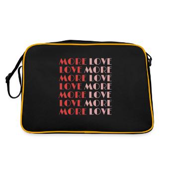 Mignon plus d’amour et d’amour plus de gentillesse - Sac Retro - noir/or - Dos