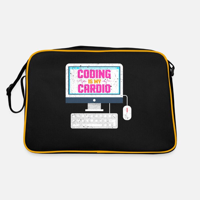 Le codage est mon cardio Sac Retro
