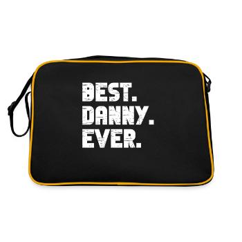 Meilleur Danny Jamais Noms de naissance populaires Costume de Danny - Sac Retro - noir/or - Dos
