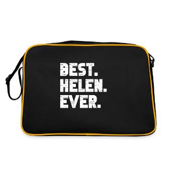Beste Helen Beliebte Geburtsnamen Helen Kostüm - Retro Tasche - Schwarz/Gold - Hinten
