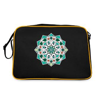 Folklore oriental - Sac Retro - noir/or - Dos