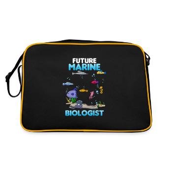 Future Marine Biologist Meeresbiologe - Retro Bag - black/gold - Back