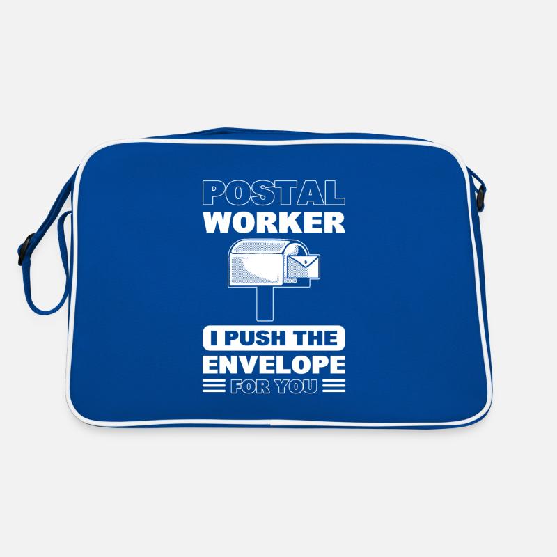 Funny Postal Worker Postman Retro Bag