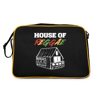 House of Reggae Musicians and Entertainers - Retro Bag - black/gold - Back
