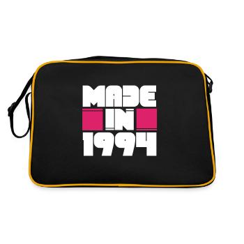 Made In 1994 Awesome Retro Birthday Vintage Born - Retro Bag - black/gold - Back