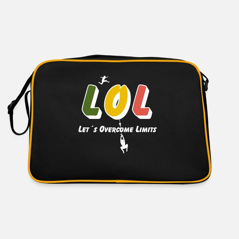 LOL - Let´s Overcome Limits Retro Tasche