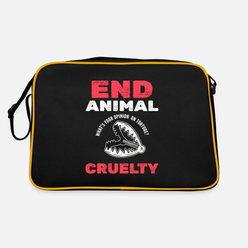 Against animal cruelty animal companions Retro Bag