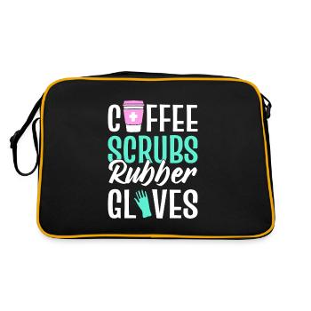 Drôle d’infirmière - Sac Retro - noir/or - Dos