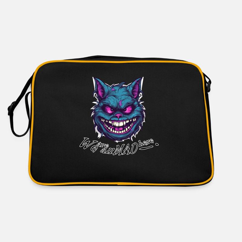 Cheshire Mad Cat Retro Bag