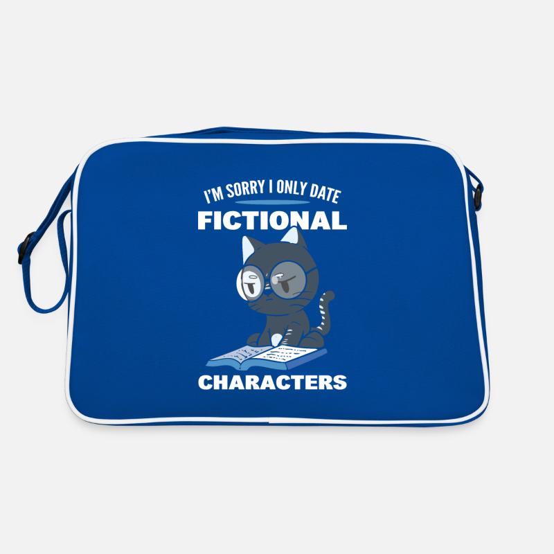Lecteur de livre de lecture de chat Sac Retro