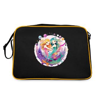 Les sirènes - Sac Retro - noir/or - Dos