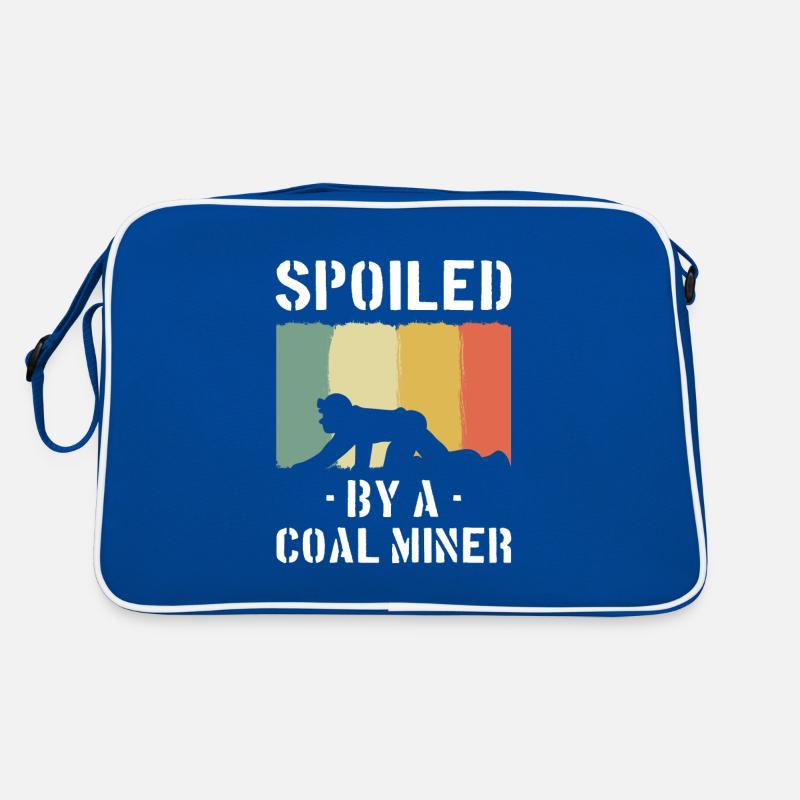 Frau von Minenarbeiter Ehepartner Retro Tasche