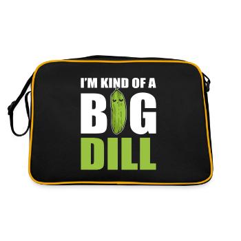 I'm Kind Of Big Dill Comedian - Retro Bag - black/gold - Back