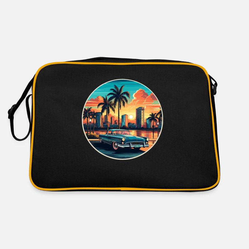 Cuba - Retro Bag - black/gold