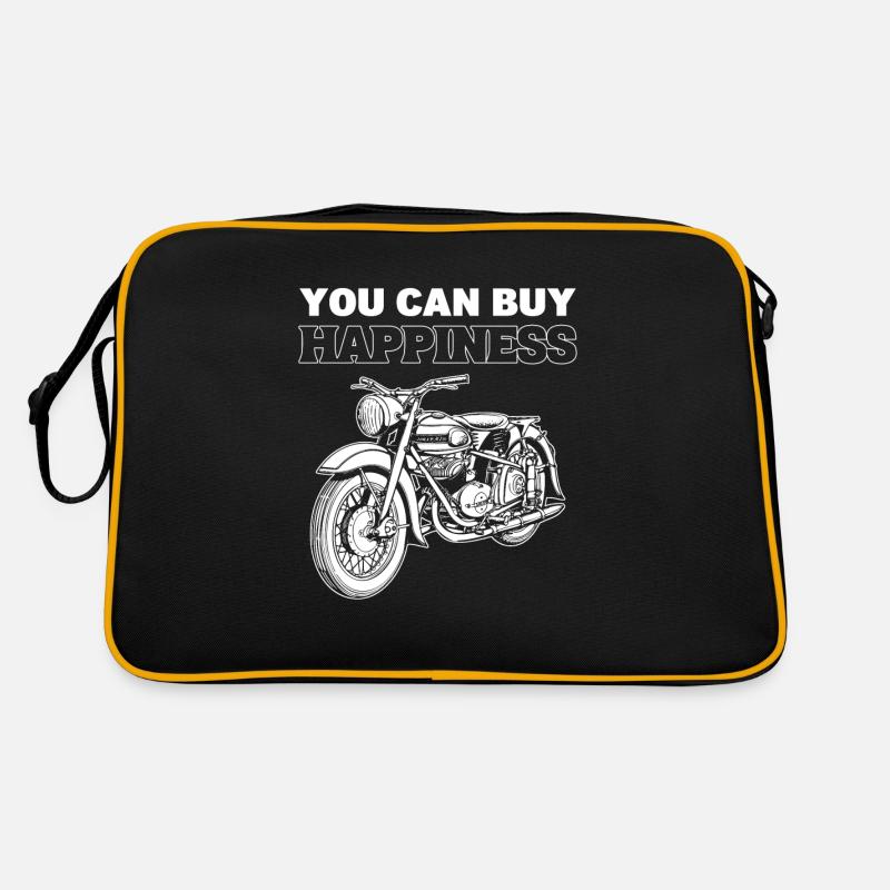 Vous pouvez acheter Happiness Motorcycle Sac Retro