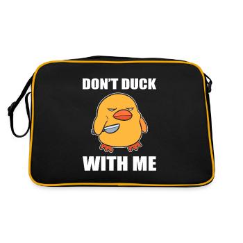 Ne me canard pas Éleveur de poulets - Sac Retro - noir/or - Dos