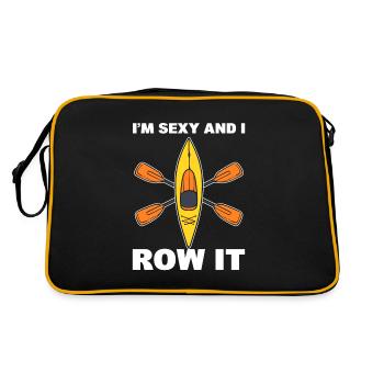 I'm Sexy And I Row It Paddler - Retro Bag - black/gold - Back