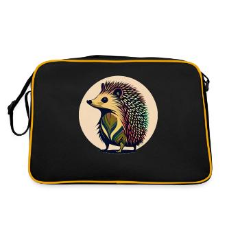 Hérisson - Sac Retro - noir/or - Dos