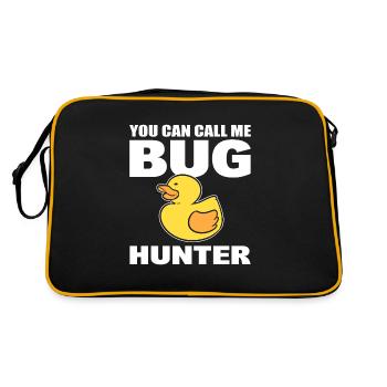 Programmierer -Debugging Computerspezialist - Retro Tasche - Schwarz/Gold - Hinten