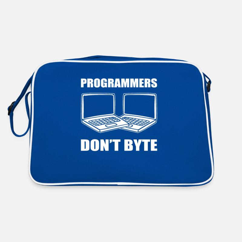 Lustige Computerprogrammierer Softwareentwickler Retro Tasche