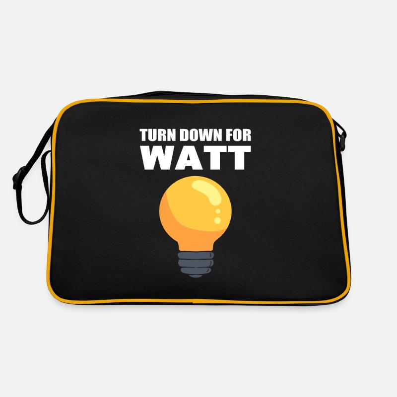 Science Pun Elektriker Retro Tasche