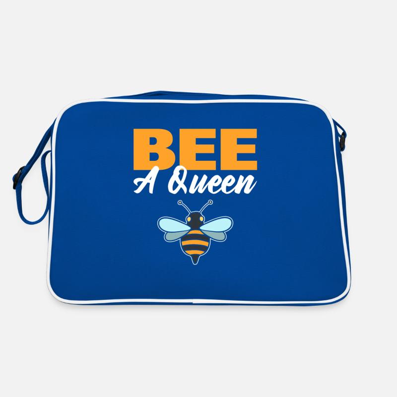 Bee A Queen Imker Retro Tasche