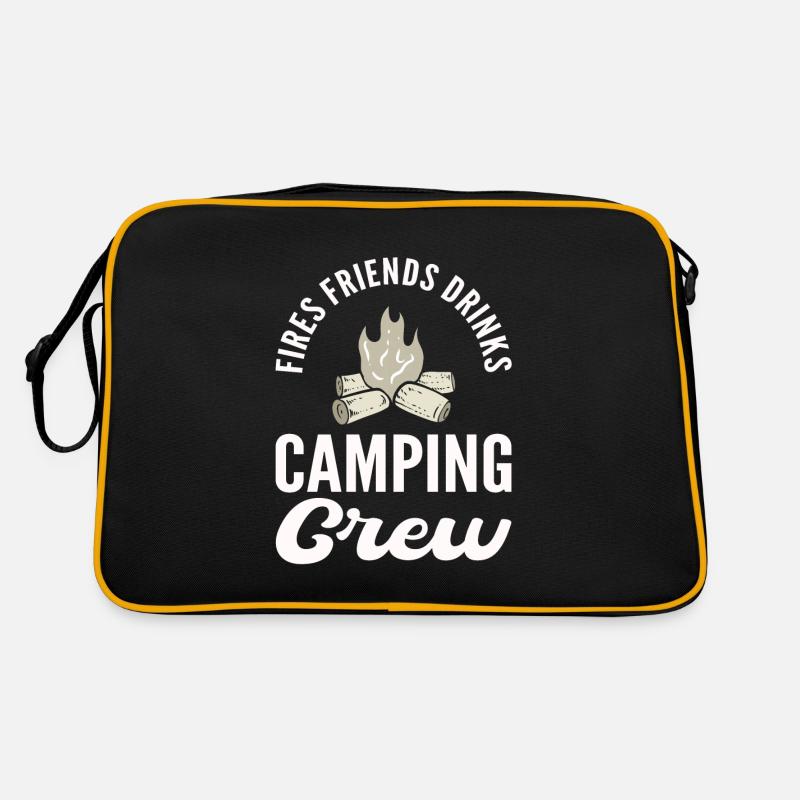 Camping -Abenteuer Lagerleiter Retro Tasche